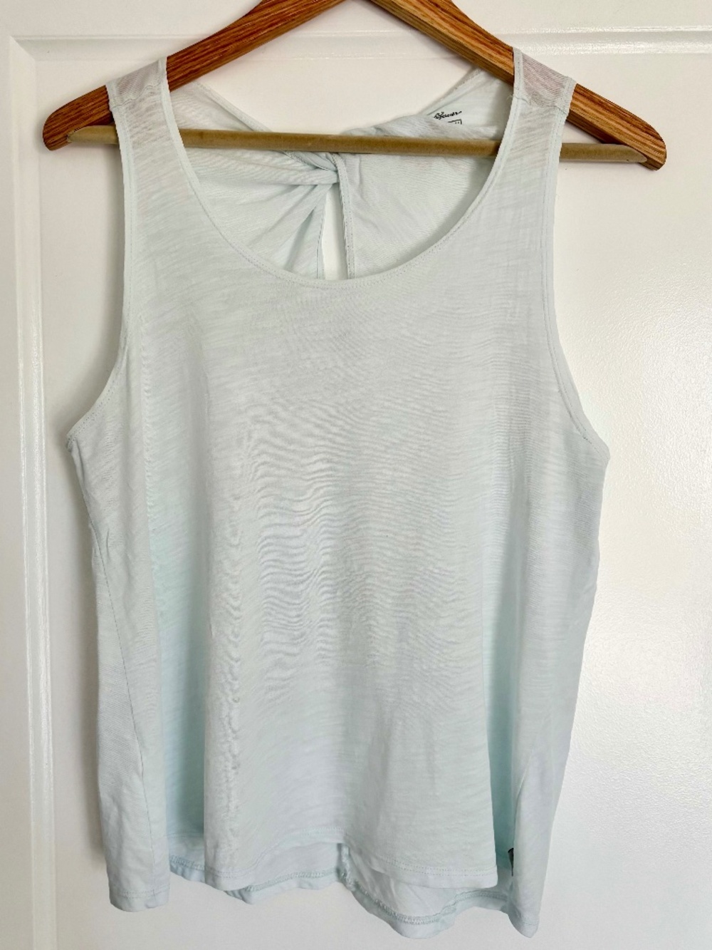 Eddie Bauer Gate Check Twist Back Tank Top Women’s Size Medium